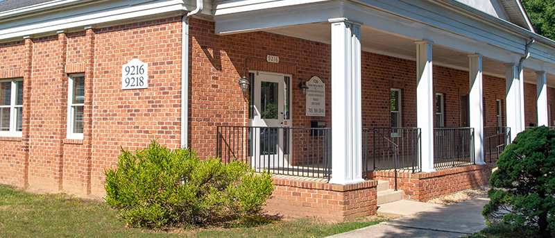 Exterior of the Nelson Dental Practice office at 9216 Centreville Road, Manassas, VA